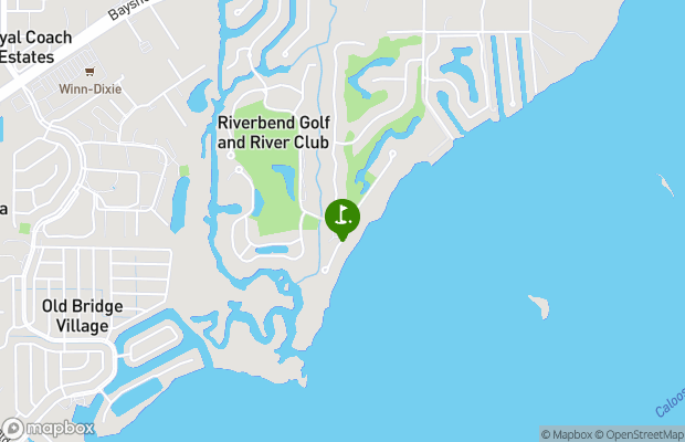 Riverbend Golf and Country Club map
