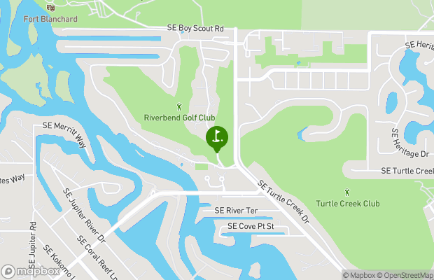 Riverbend Golf Club map