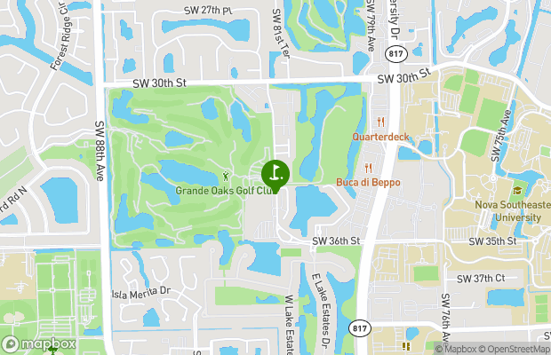 Grande Oaks Golf Club map