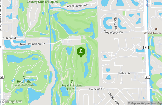 Royal Poinciana Golf Club map