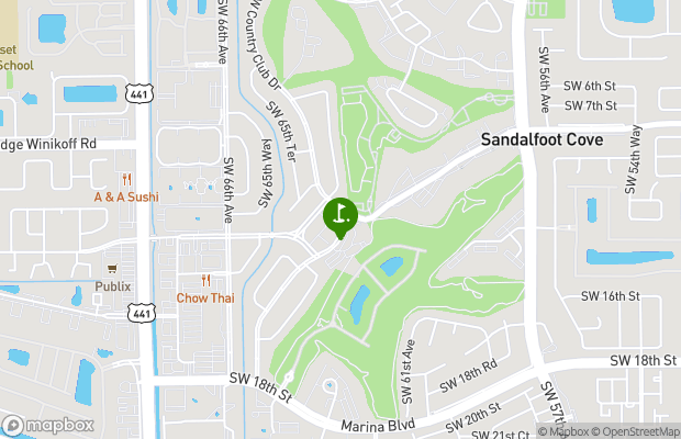 Boca Dunes Golf and Country Club map