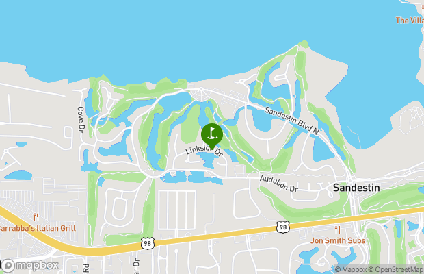 Sandestin Golf and Beach Resort - The Links map