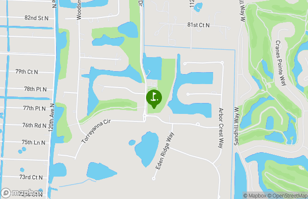 PGA National Estates Golf Course map