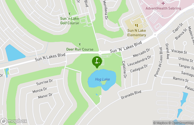 Sun n Lake Golf and Country Club map