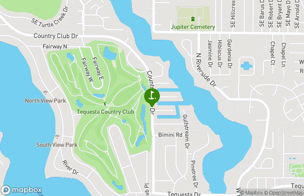 Tequesta Country Club map