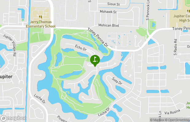 The Loxahatchee Club map