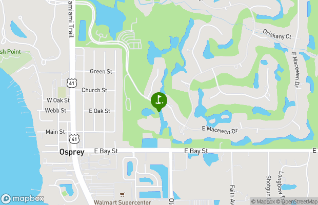 The Oaks Club map