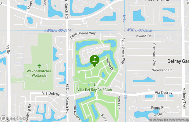 Villa Del Ray Golf Club map