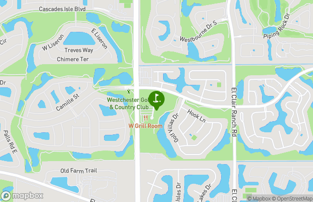Westchester Golf and Country Club map