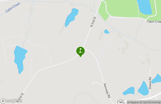 Cabin Creek Golf Club map