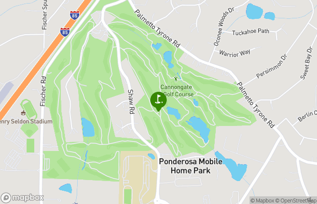 Canongate Golf Club map