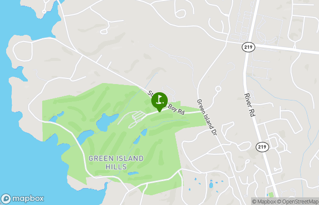 Green Island Country Club map