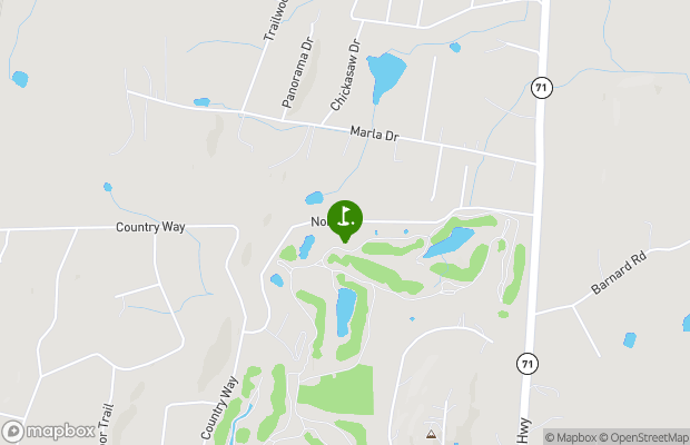 Nob North Golf Course map