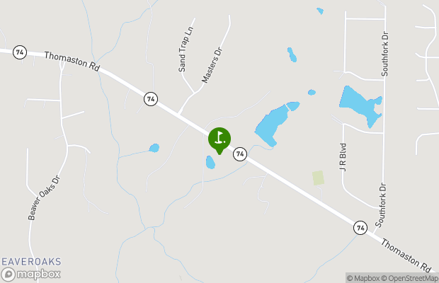 Golf Club of Macon map