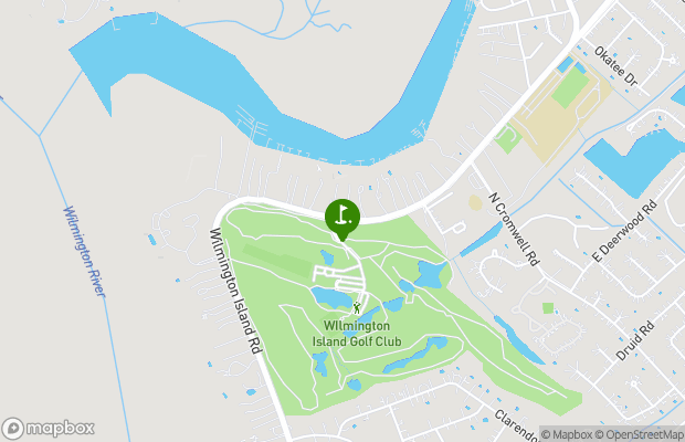 Wilmington Island Club map