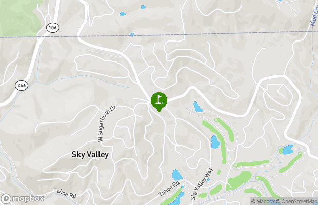 Sky Valley Resort and Country Club map