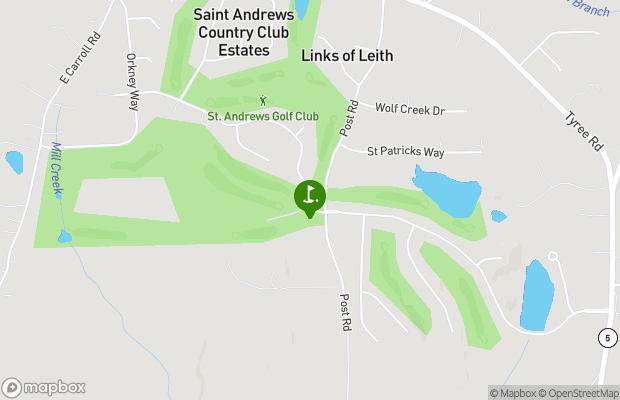 St. Andrews Golf and Country Club map