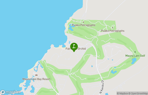 Mauna Lani Resort Golf Course map