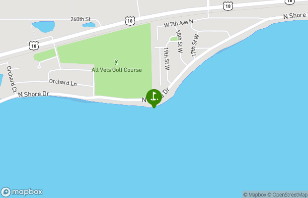 All Vets Golf Club map