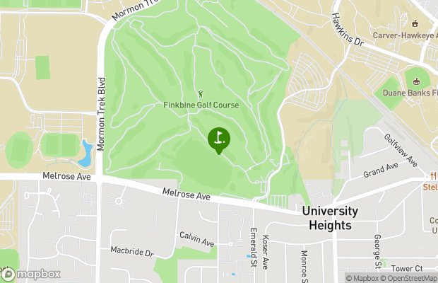 Finkbine Golf Course map