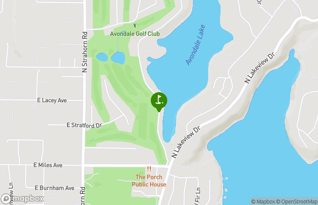 Avondale Golf and Tennis Club map