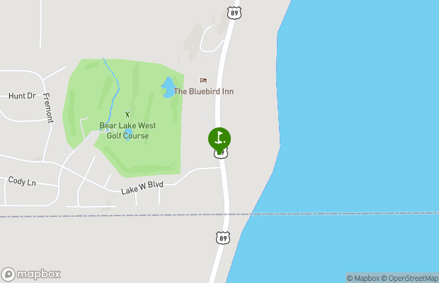 Bear Lake West Golf and Country Club map