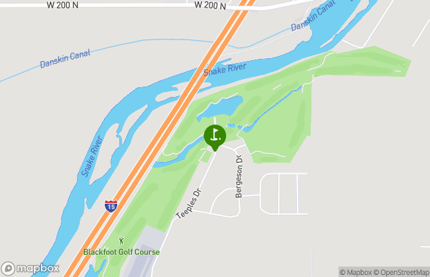 Blackfoot Municipal Golf Course map