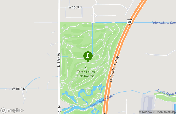 Teton Lakes Golf Courses map