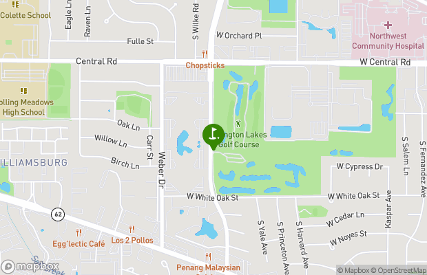 Arlington Lakes Golf Club map