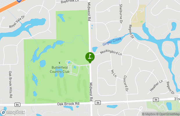 Butterfield Country Club map