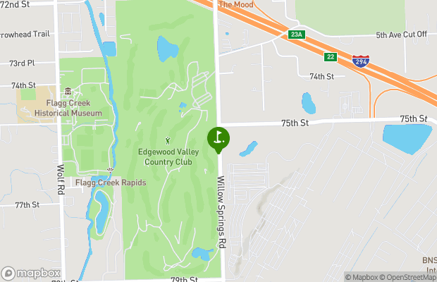 Edgewood Valley Country Club map
