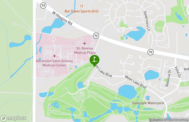 Poplar Creek Country Club map