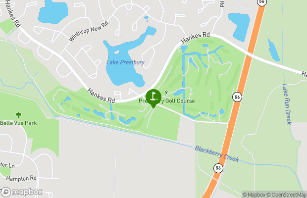 Bliss Creek Golf Club map