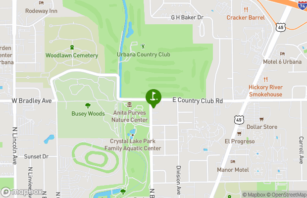 Urbana Golf and Country Club map