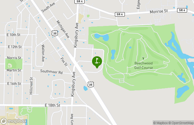 Beechwood Golf Course map