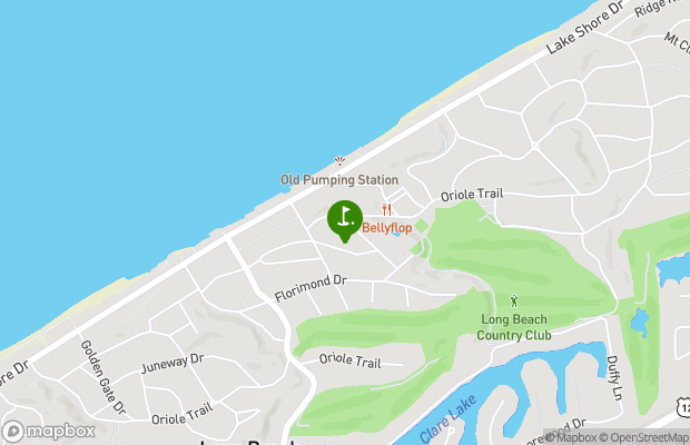 Long Beach Country Club map