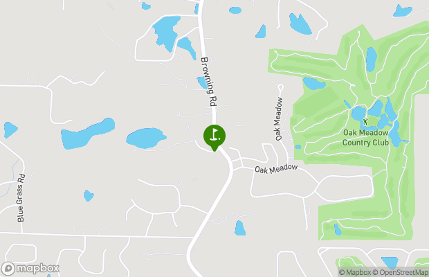Oak Meadow Golf Club map