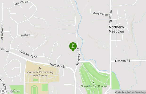 Zionsville Golf Course map