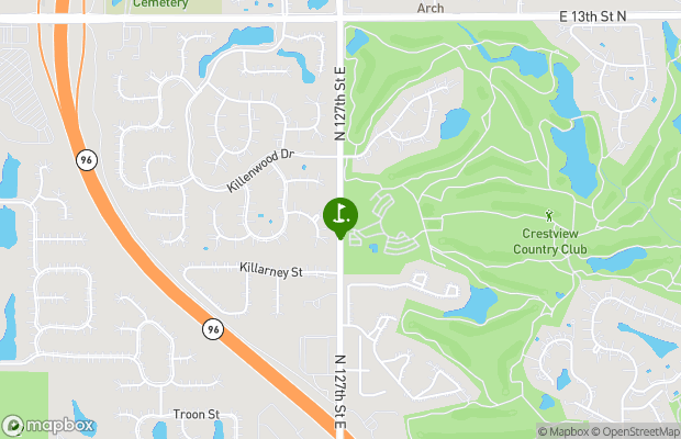 Crestview Country Club map