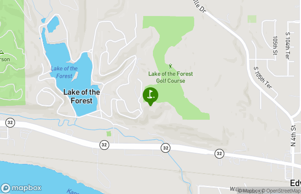 Lake of the Forest Golf Course map