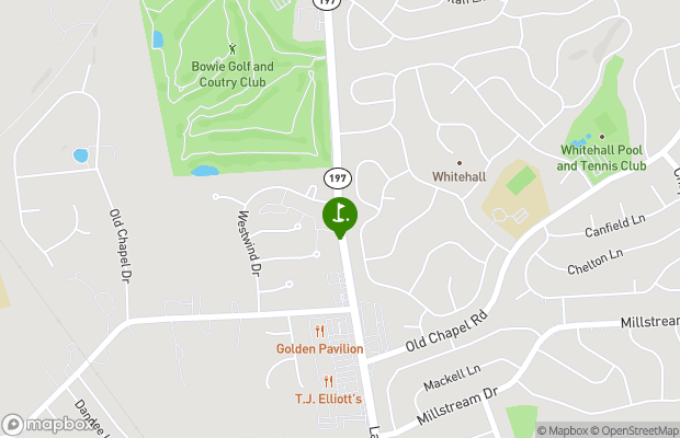 Bowie Golf and Country Club map
