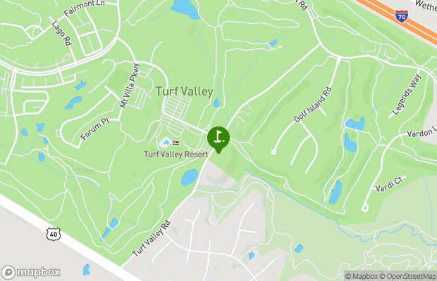 Turf Valley Resort map