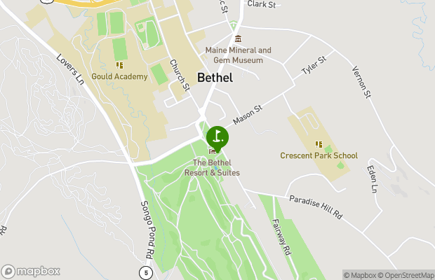 Bethel Inn and Country Club map