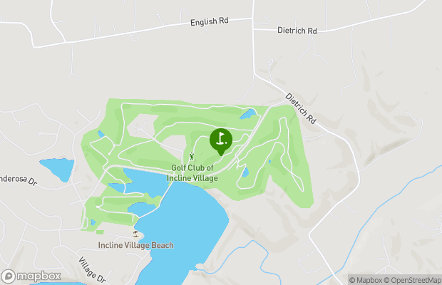 Incline Village Golf Course map