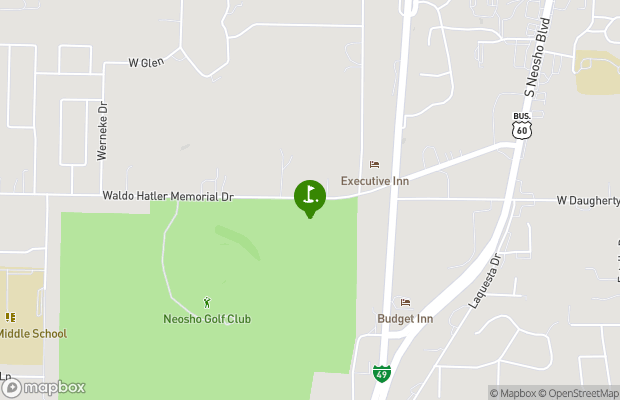 Neosho Municipal Golf Course map