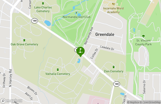 Normandie Golf Club map
