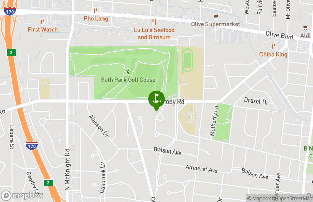 Ruth Park Municipal Golf Course map