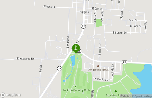 Stockton Country Club map