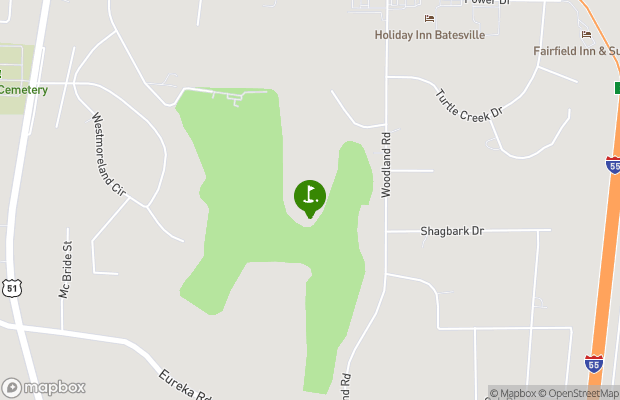 Panola Country Club map