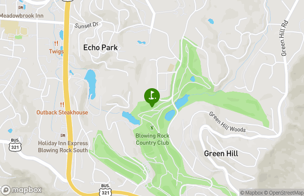 Blowing Rock Country Club map